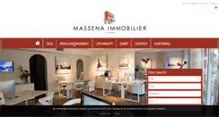 Desktop Screenshot of massena-immo.com